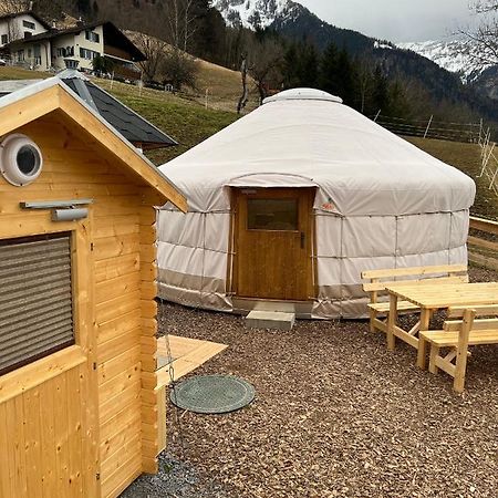 Hotel Jurte Beim Lama- & Alpakahof Triesenberg Exteriér fotografie