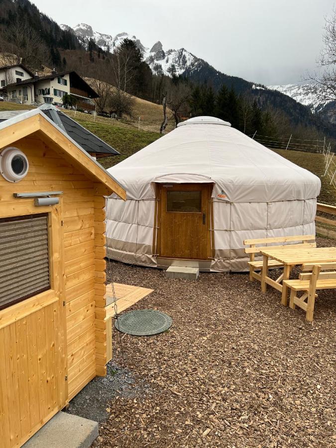 Hotel Jurte Beim Lama- & Alpakahof Triesenberg Exteriér fotografie